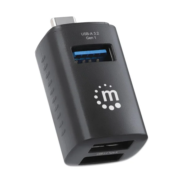 [IUSB31C-MINIHUB3] Hub USB-C™ 3.2 Gen1 a 3 porte USB-A Compatto Nero