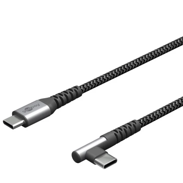 [ICOC_MU3C-910-TS] Cavo USB-C™ Maschio Angolato a USB-C™ Dritto 1m
