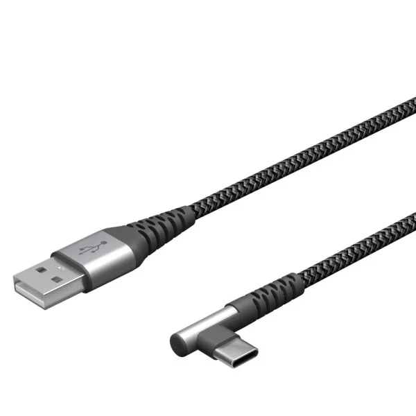 [ICOC_MU3CA-920TS] Cavo USB-C™ Maschio Angolato a USB-A Dritto 2m
