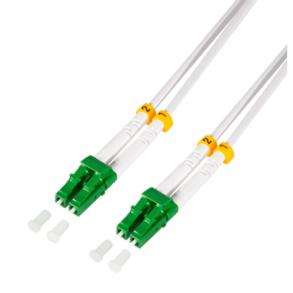 Cavo Fibra Ottica Armato Acciaio OS2 LC/APC Duplex 9/125 3 metri