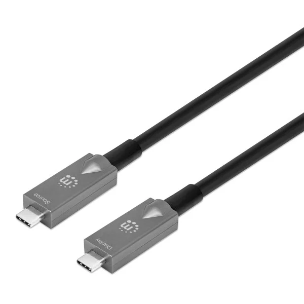 [ICOC_U3C-HY-010MH] Cavo Ottico Attivo Dati e Video USB 3.2 Gen 2 USB-C™ M/M Fibra Ottica 4K 10 m