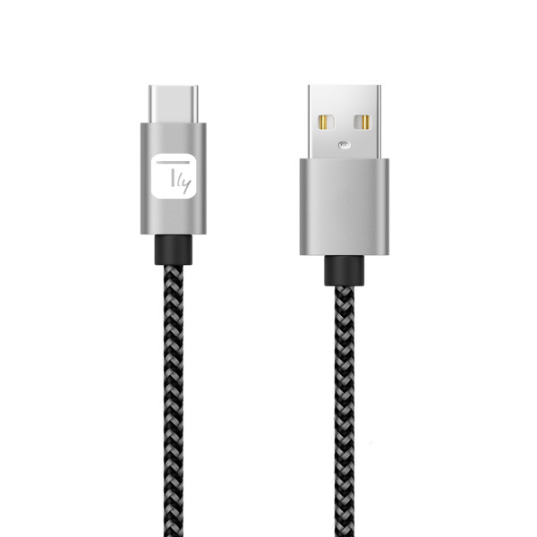 [ICOC_MU2AC-020-AL] Cavo USB A Maschio 2.0 / USB-C™ Maschio 2A 2 m Alluminio
