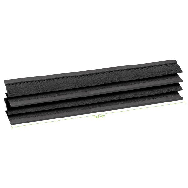 [I-CASE_KIT-SP4] Quattro Spazzole Ingresso Cavi per Armadio Rack 562 mm