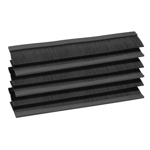 [I-CASE_KIT-SP5] Sei Spazzole Ingresso Cavi per Armadio Rack 380 mm