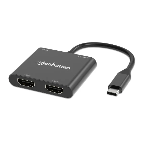[IADAP_USBC-HDMI24KMH] Adattatore USB-C™ PD a Doppio Monitor HDMI per Laptop e Tablet