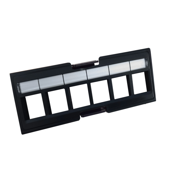 Pannello Frontale Adattatore 6 Posti RJ45 Keystone UTP per Pannello Patch