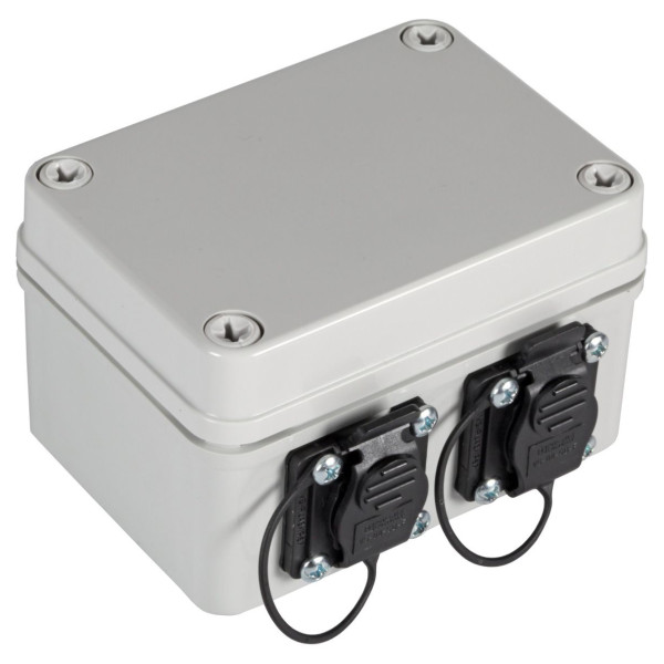 [IWP-MD_C6A-BOX2] Scatola di Distribuzione IP67 2xRJ45 Cat.6A