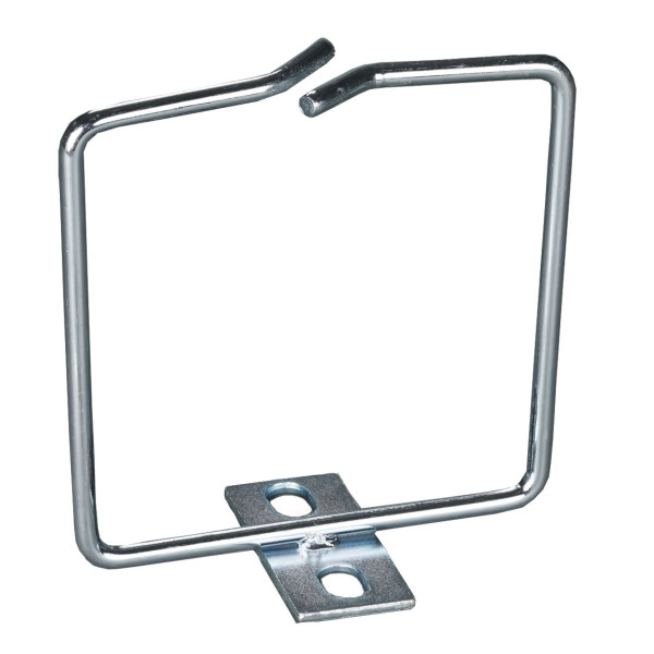 [I-CASE_RING-SLIM88C] Anello Passacavi Frontale 80x80 mm in Acciaio Zincato per Armadi Rack