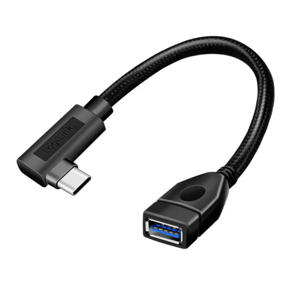 [ICOC_UOTG-32C9MAF] Cavo USB 3.2 Gen2 OTG USB-C™ Maschio Angolato a USB-A Femmina 0,2 m
