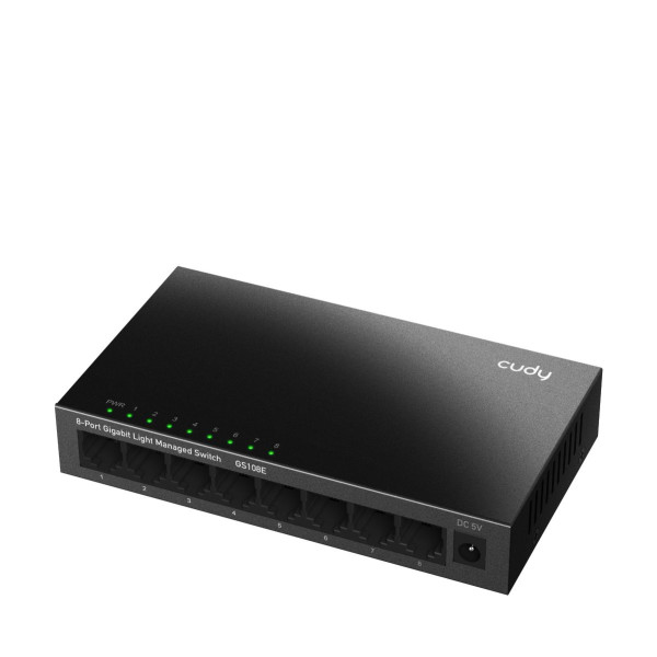 [ICU-GS108E] Switch 8 Porte Gigabit Web Managed, GS108E