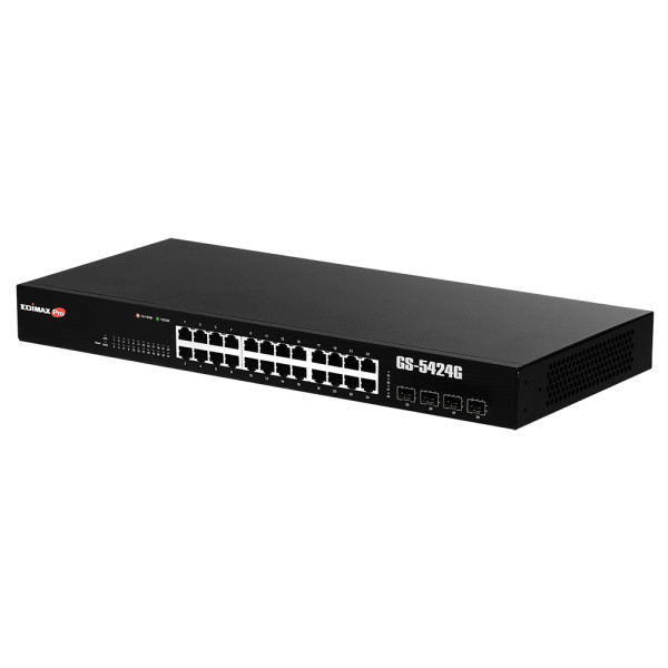 [ICE-GS5424G] Gigabit Ethernet Switch 24 porte 4 slot SFP, GS-5424G