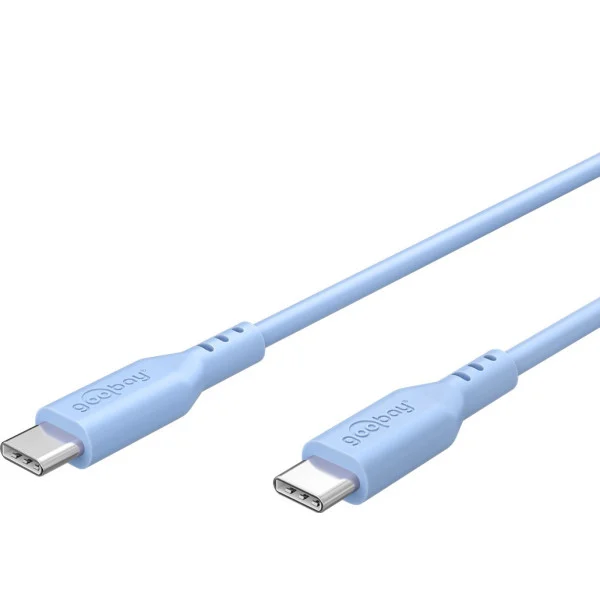 [ICOC_MUSB20-C615SB] Cavo USB-C™ Maschio/Maschio USB 2.0 in Silicone 1,5 metri Azzurro
