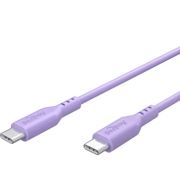 [ICOC_MUSB20-C615SV] Cavo USB-C™ Maschio/Maschio USB 2.0 in Silicone 1,5 metri Viola