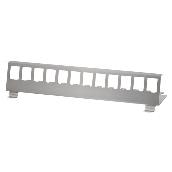 Adattatore per Modulo Keystone 12xRJ45 per Guida DIN