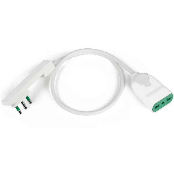 [ICOC_92-NC-005] Cavo Alimentazione Spina Italiana Salvaspazio Ultrapiatta 2P+T 16A Presa italiana 2P+T 16A 0,5m
