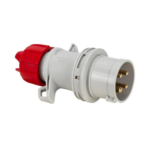 [IPW-SP-704] Spina Mobile 3P+T 16A 400V 6h IP54 Cablaggio a Vite