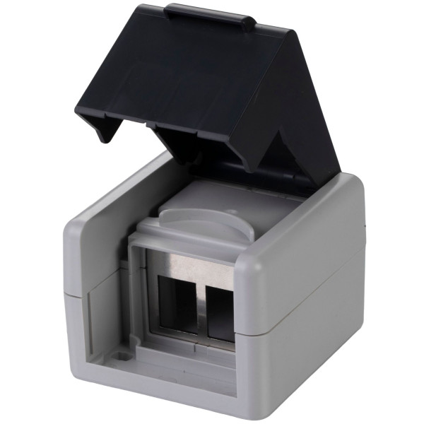 [IWP-MD_SC44] Scatola a Muro per 2 Frutti Keystone Slim IP44