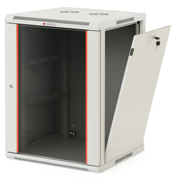 [I-CASE_EWT-2620G] Armadio Rack 19'' a muro 20 unit&agrave; sezione unica prof. 600 mm Grigio