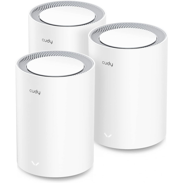 [ICU-M3000-3W] Sistema Wi-Fi 6 Mesh AX3000 2.5G Dual Band, M3000 3pz