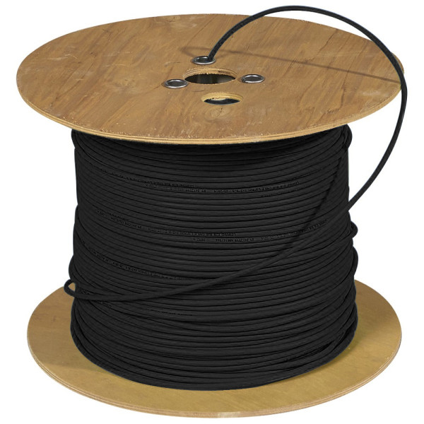 Cavo Cat. 6 Rigido F/UTP Doppia Guaina PVC+PE in Matassa 500 m Nero