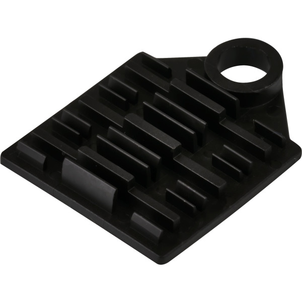 [ILWL-SPLICE-6ST] Supporto a Pettine per 6 Giunti in Fibra Ottica Termoretraibili, Nero