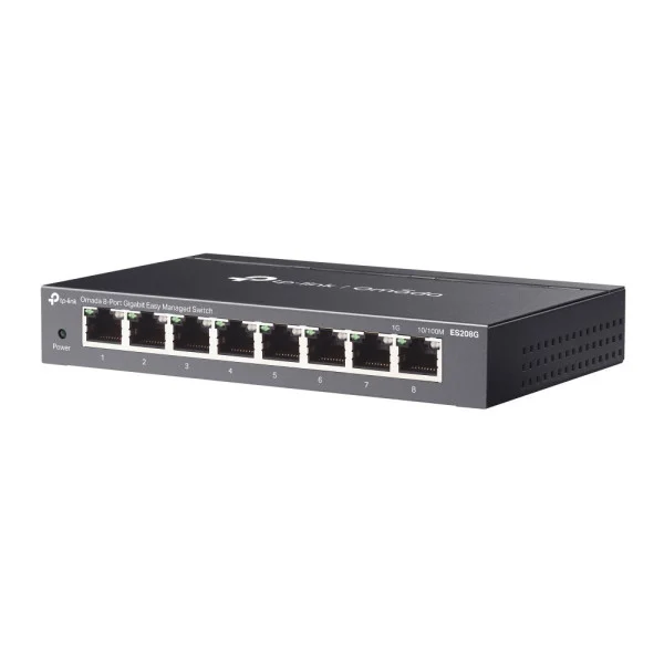 [ICTP-ES208G] Switch 8 Porte Gigabit Easy Managed, ES208G