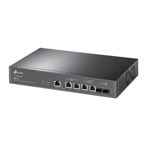 [ICTP-TL-SX3206HPP] Switch Managed L2+ con 2 Porte 10 GE SFP+ e 4 Porte 10GE PoE++ Jet Stream, TL-SX3206HPP
