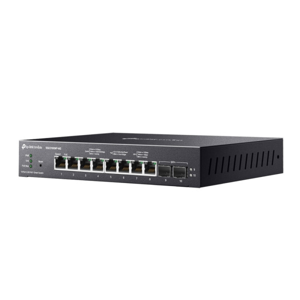 [ICTP-SG2210XMP-M2] Switch Smart con 10 Porte, 8 2.5GBASE-T, 2 Porte 10GE SFP+ e 8 porte PoE+, SG2210XMP-M2