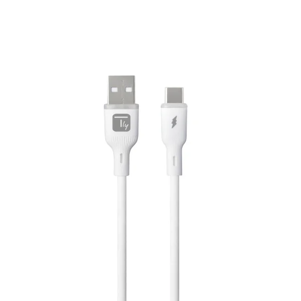 [ICOC_MU2AC-015-LIGH] Cavo USB-C™ Maschio / USB A Maschio 2.0 2.4A 1,5 m Silicone con Led, Bianco