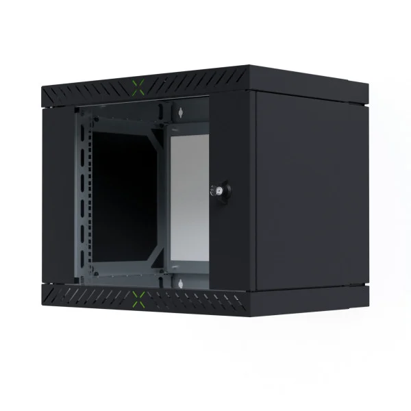 Armadio Rack 19'' a Muro 9U da Assemblare Profondit&agrave; 400-600 mm Nero