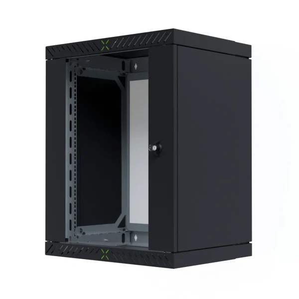 [I-CASE_EWX-2015BK] Armadio Rack 19'' a Muro 15U da Assemblare Profondit&agrave; 400-600 mm Nero