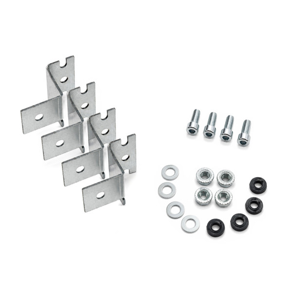[I-CASE_IP-KIT66P] Staffe di Fissaggio a Muro per Rack IP66 a Palo