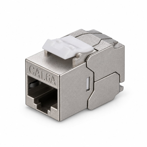 [IWP-MD_C6A_STPSSH] Frutto Keystone RJ45 Cat.6A Slim Short STP Tool Free 14.5mm
