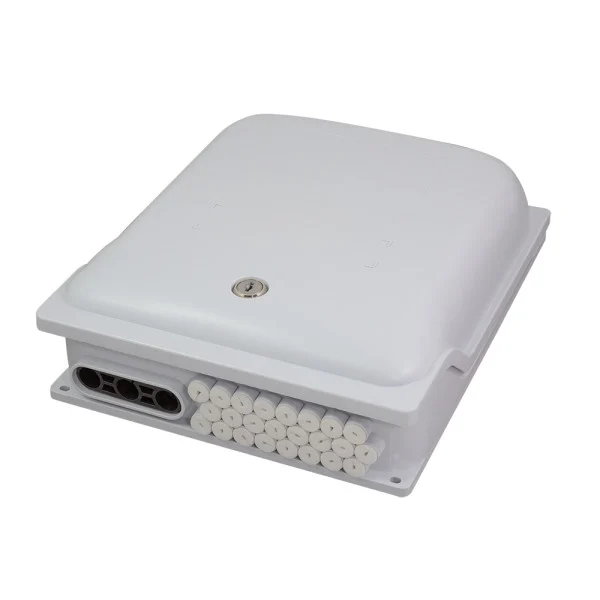 [I-CASE_FTTH-96L] Scatola di Giunzione Fibra Ottica Max. 96 Fibre IP65 per Applicazioni FTTX con Serratura