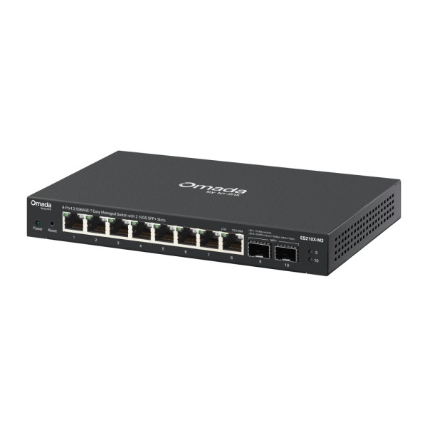 [ICTP-ES210X-M2] Switch 8 Porte 2.5 G Easy Managed con 2 Porte 10G SFP+, ES210X-M2