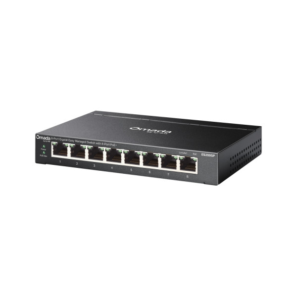 [ICTP-ES208GP] Switch 8 Porte Gigabit Easy Managed con 8 Porte PoE+, ES208GP