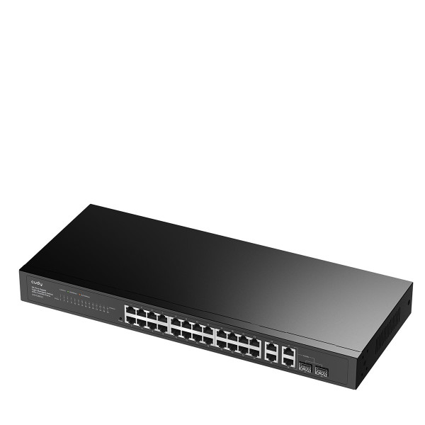 [ICU-GS1028ES2] Switch Easy Managed Gigabit 26 Porte GbE, 2 Porte SFP Combo, GS1028ES2