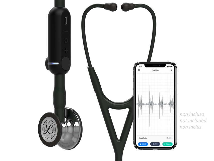 [32603] LITTMANN STETOSCOPIO CORE DIGITAL - 8869 - nero - finitura specchio