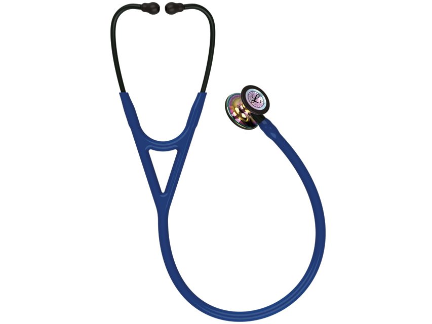 [32619] LITTMANN CARDIOLOGY IV - 6242 - blu navy - finitura arcobaleno