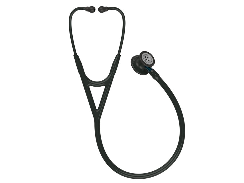 [32640] LITTMANN CARDIOLOGY IV - 6201 - nero - finitura nera - connettore blu