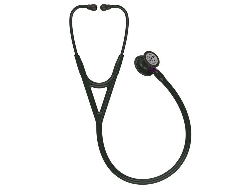 [32641] LITTMANN CARDIOLOGY IV - 6203 - nero - finitura nera - connettore viola