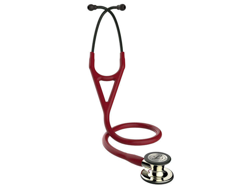 [32644] LITTMANN CARDIOLOGY IV - 6176 - bordeaux - finitura champagne