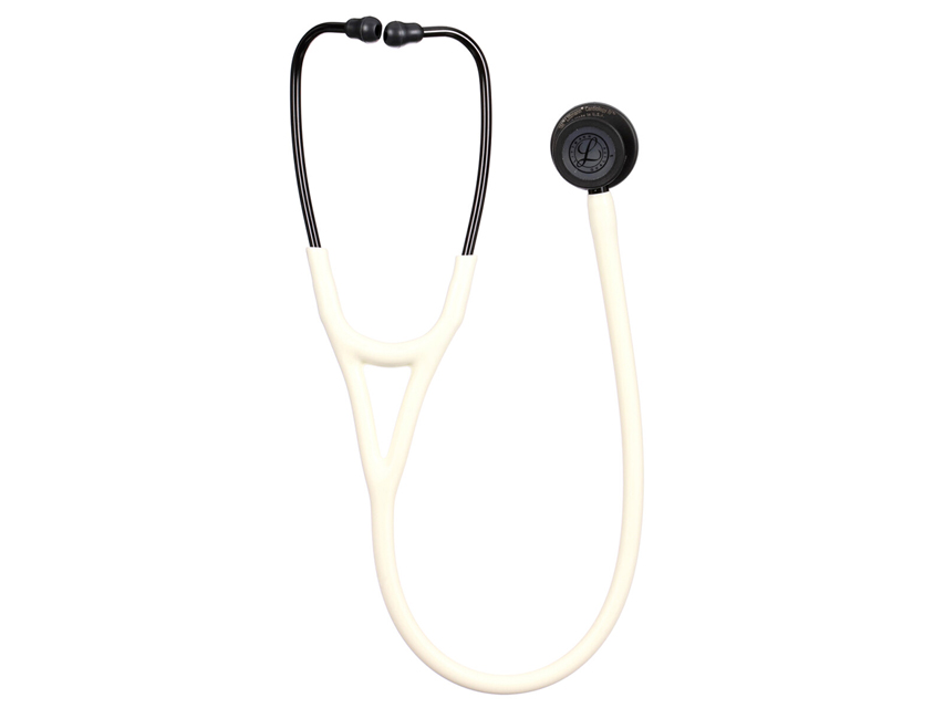LITTMANN CARDIOLOGY IV - 6186C - alabastro - finitura nera - connettore nero