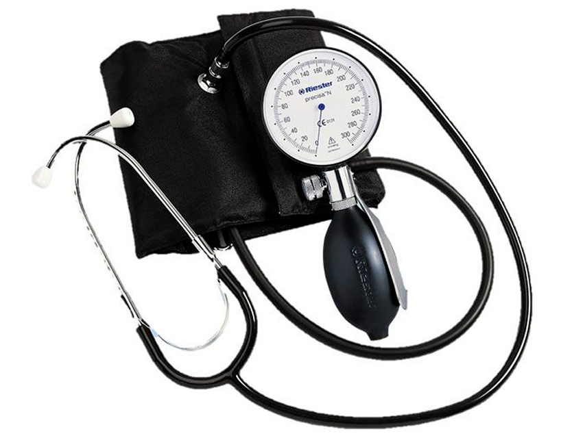 [32754] SFIGMO PRECISA N RIESTER CON STETOSCOPIO - plastica/metallo - 1 tubo