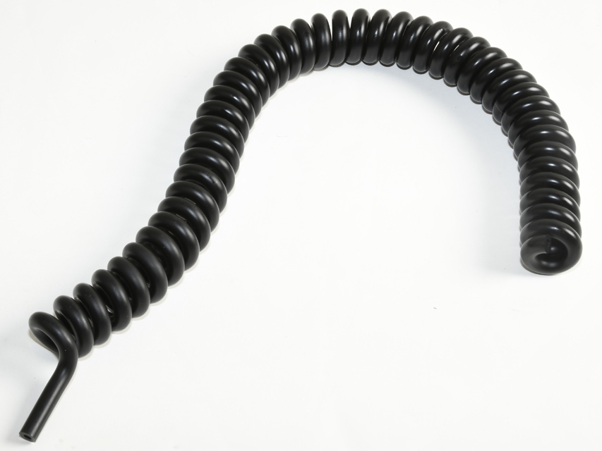 SPIRALE GOMMA NERA (3 metri=42/46 spire)