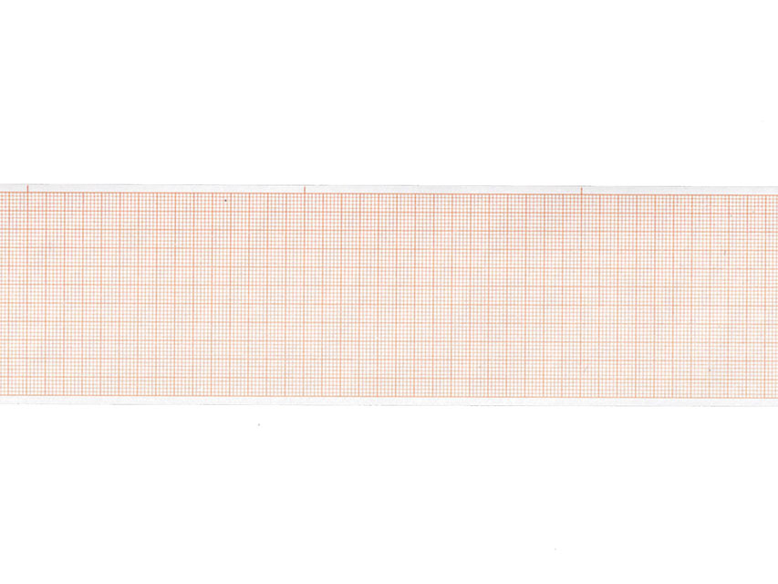 Carta termica ECG 60x30 mmxm - rotolo griglia arancio