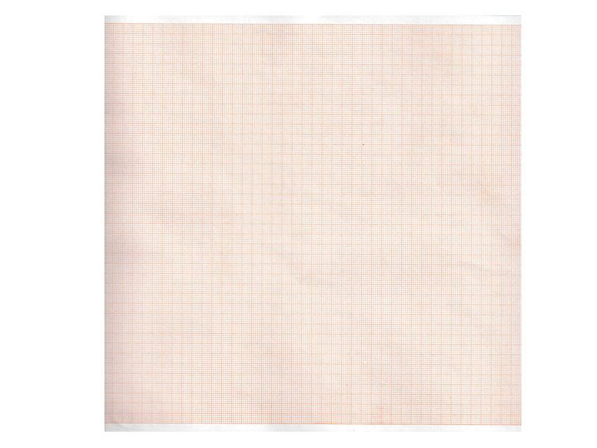 Carta termica ECG 210x30 mmxm - rotolo griglia arancio