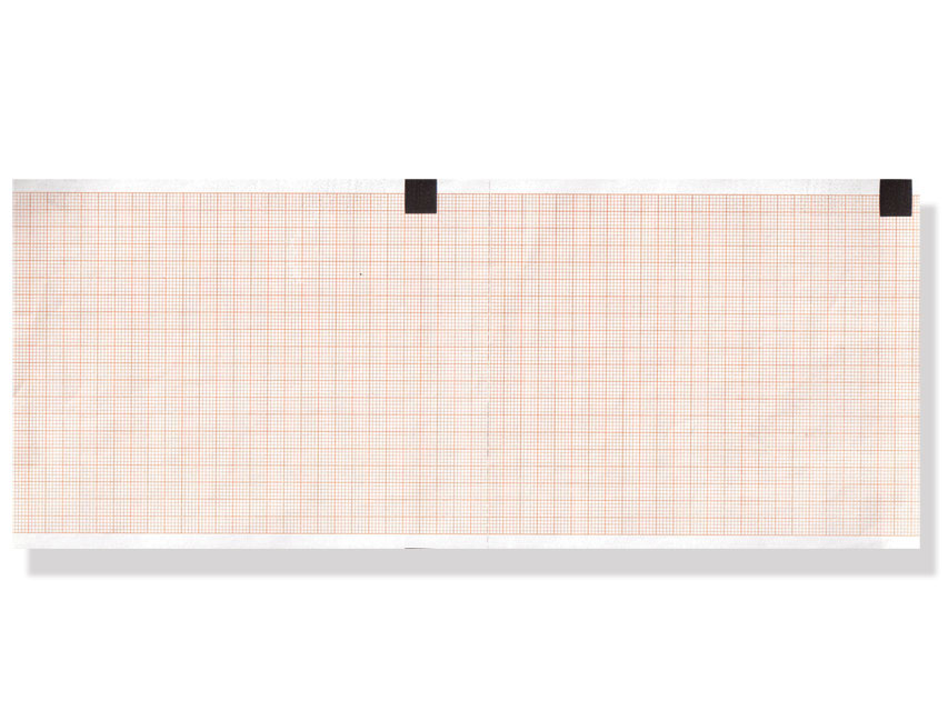 Carta termica ECG 110x140 mm - pacco da 143 griglia arancio