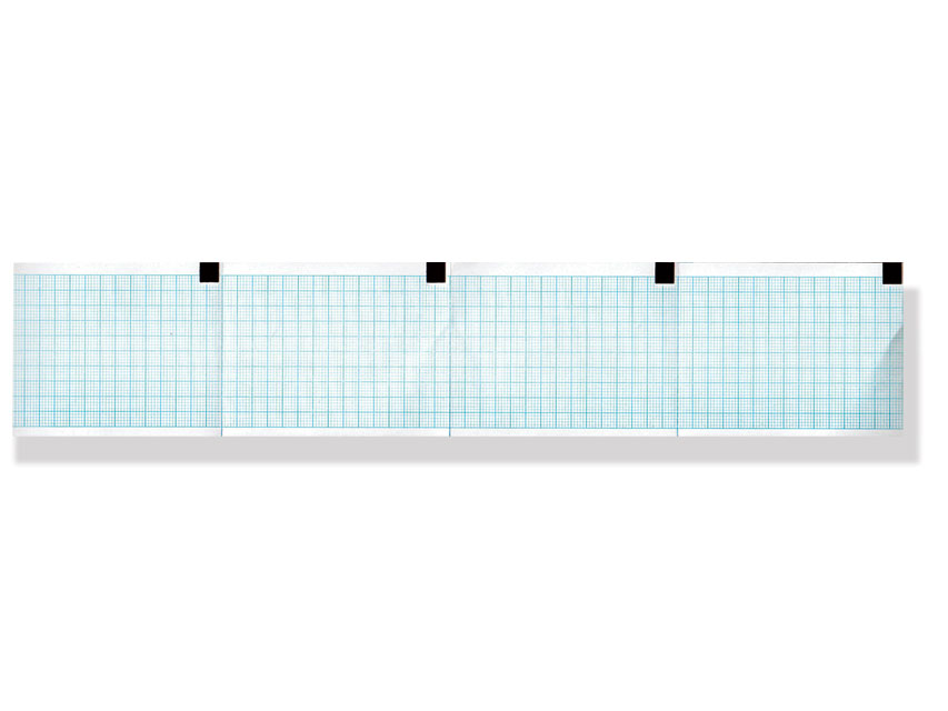 Carta termica ECG 60x75 mm x 250 - pacco griglia blu