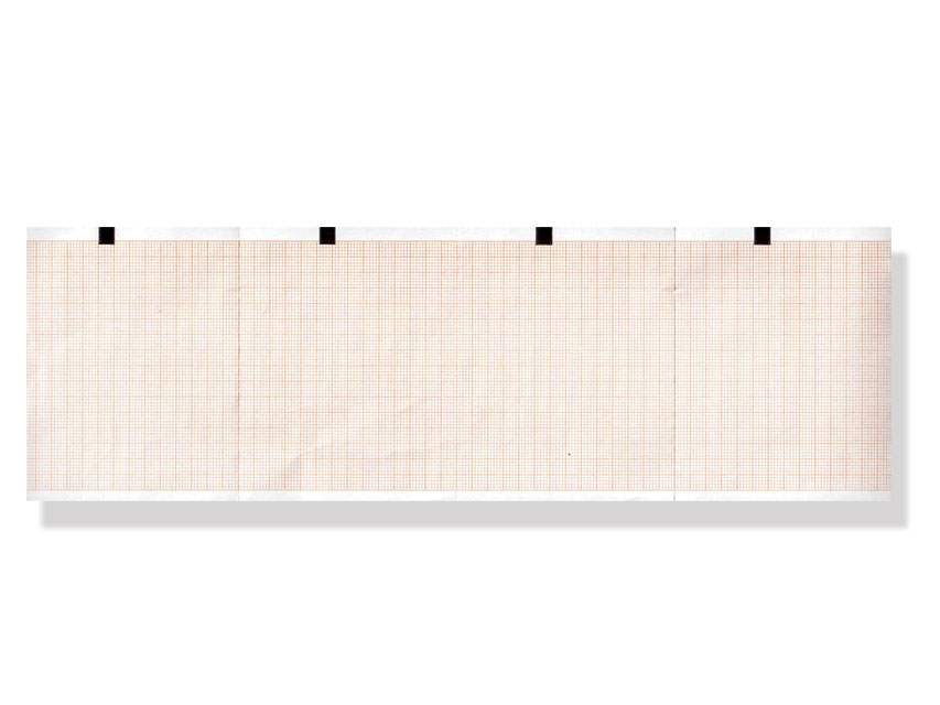 Carta termica ECG 90x70 mm - pacco griglia arancio